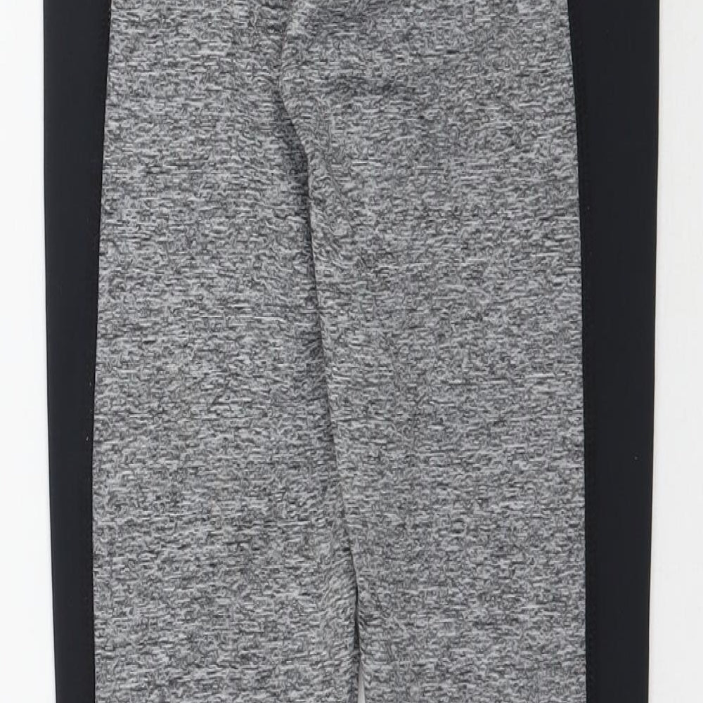Primark Womens Grey   Compression Leggings Size 10 L29 in