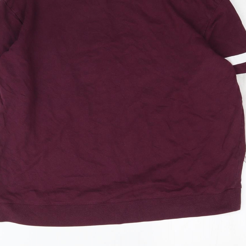 H&M Womens Purple   Pullover Sweatshirt Size L  - 78