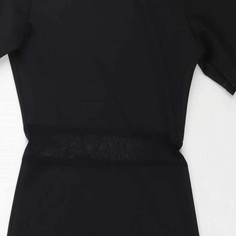 Missguided Womens Black   Pencil Dress  Size 10