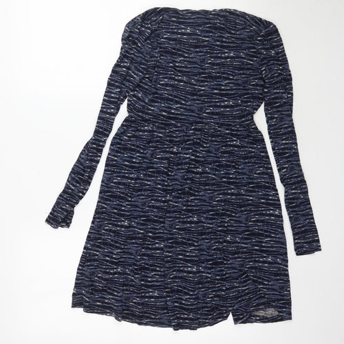 H&M Womens Blue   Wrap Dress  Size S