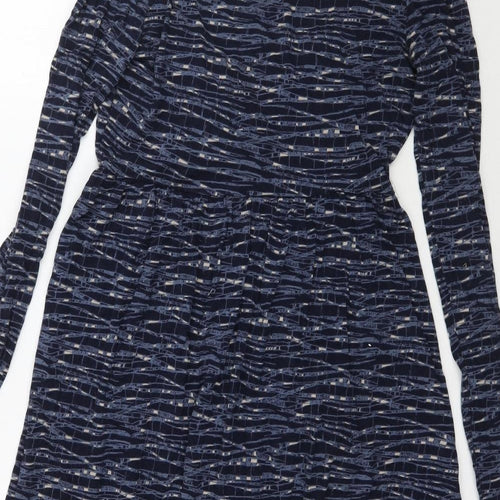 H&M Womens Blue   Wrap Dress  Size S