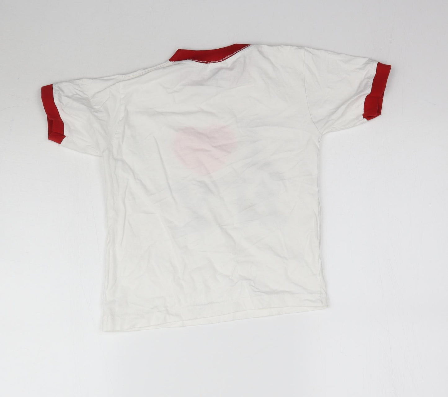 I Love New York Womens White   Basic T-Shirt Size 6  - I love New York