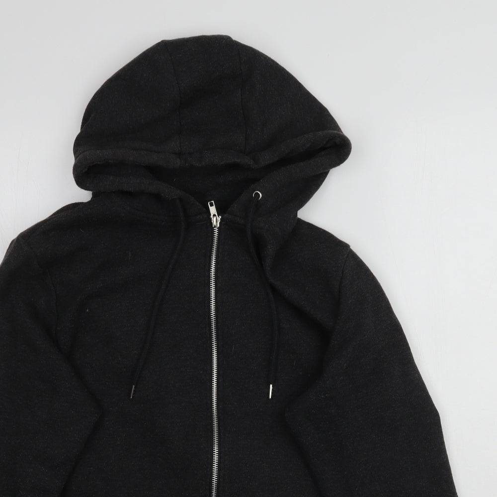 Primark Womens Grey   Full Zip Hoodie Size M