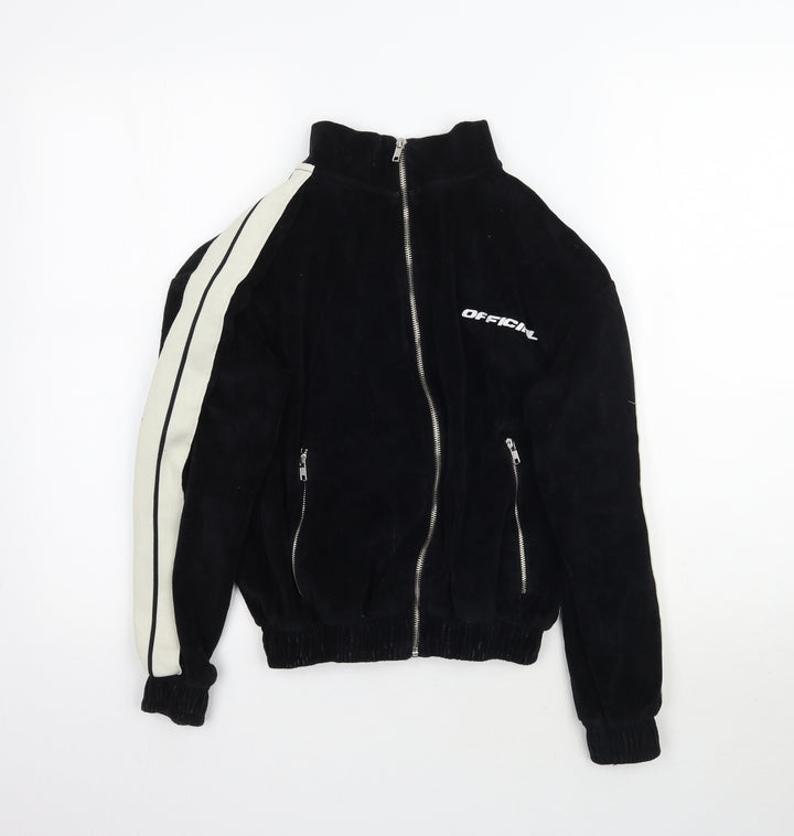 Boohoo Womens Black   Jacket  Size S