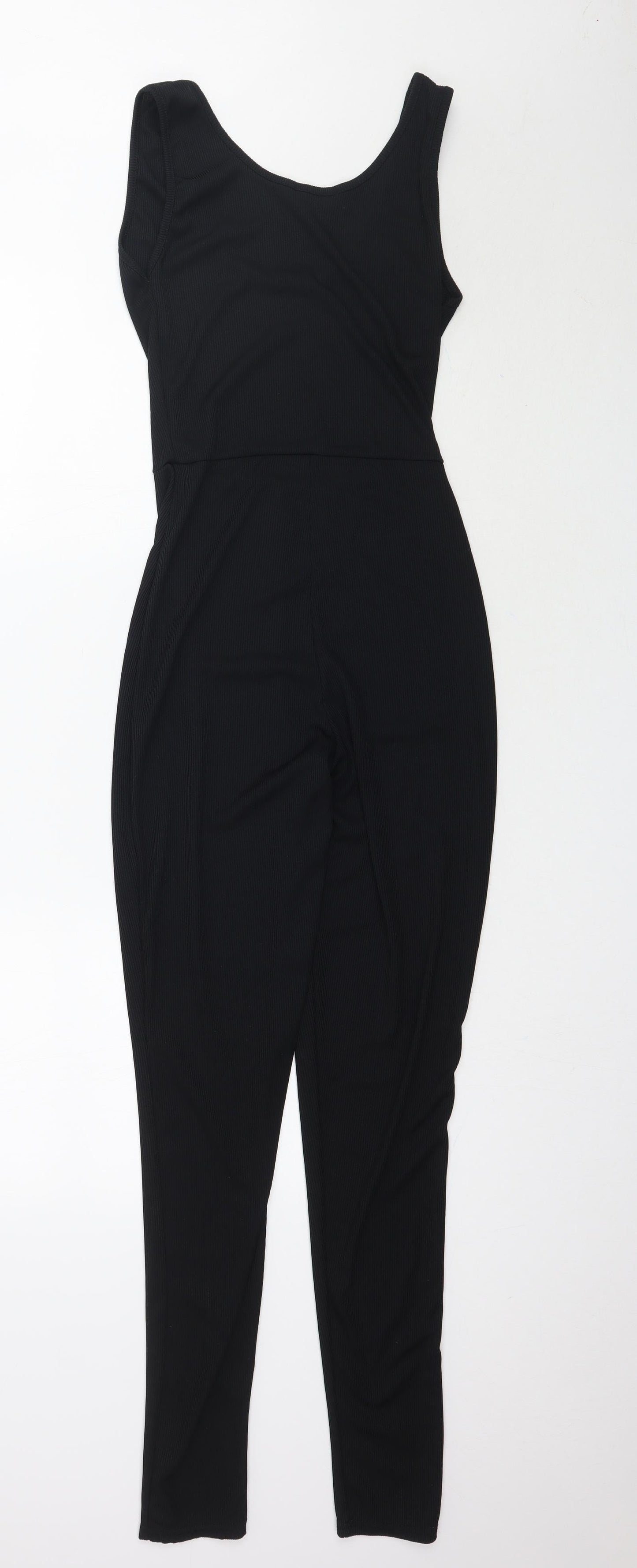 Pretty Little Thing Womens Black   Jumpsuit One-Piece Size 6 L29 in