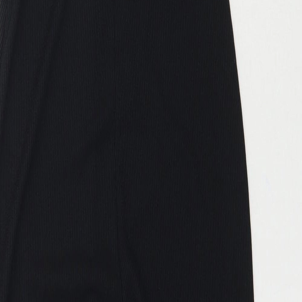 Pretty Little Thing Womens Black   Jumpsuit One-Piece Size 6 L29 in