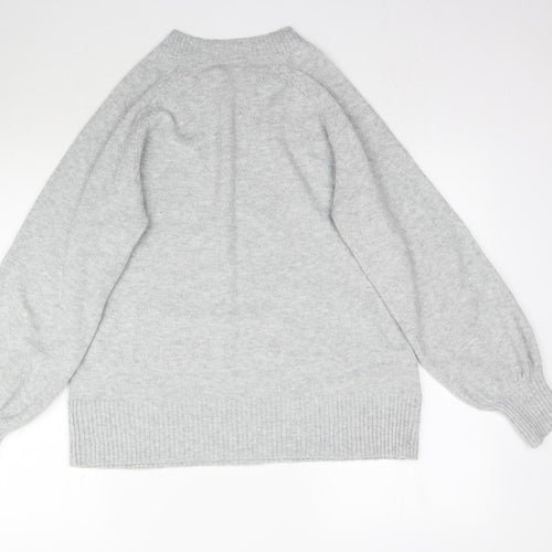 Matalan Womens Grey  Knit Pullover Jumper Size M