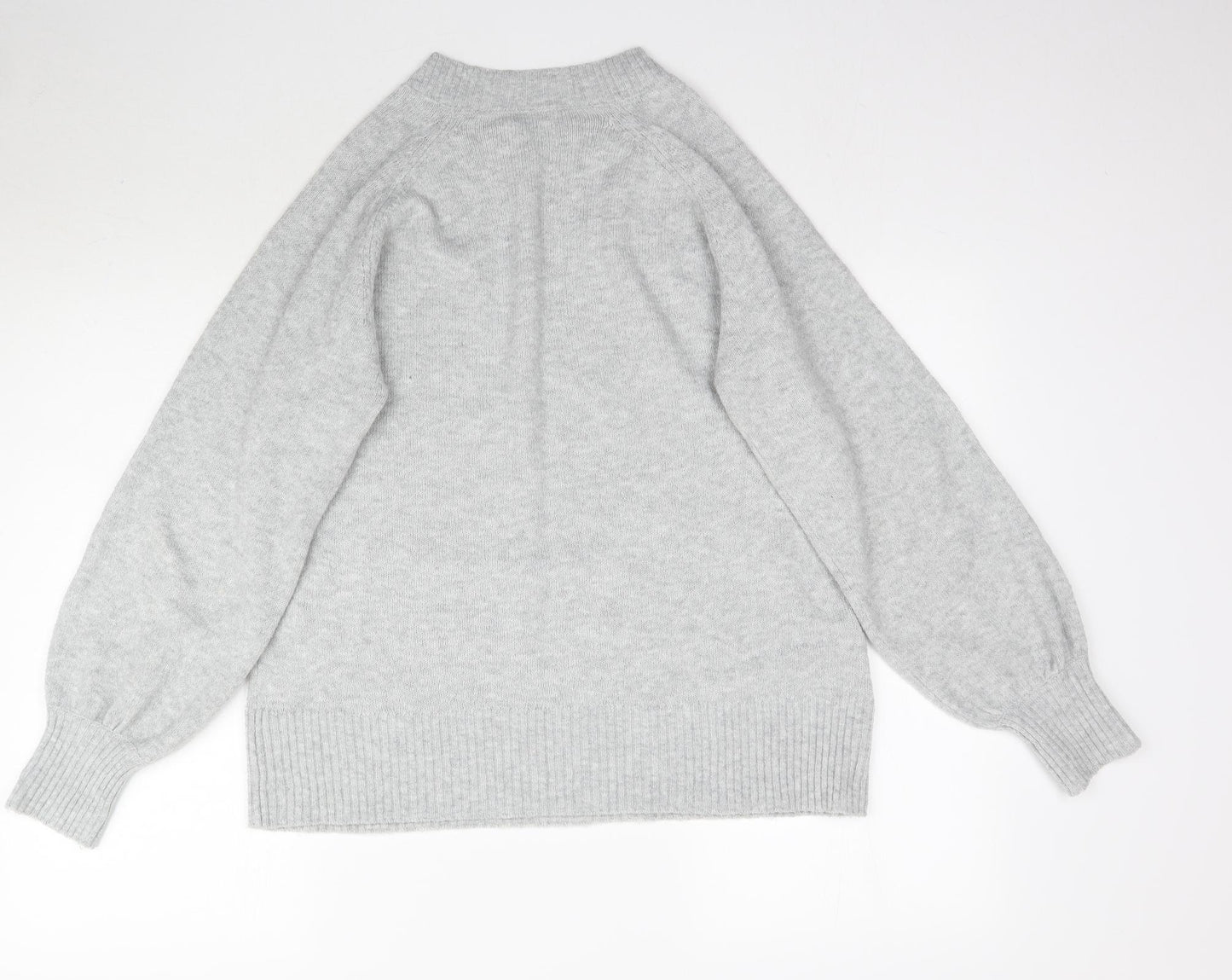 Matalan Womens Grey  Knit Pullover Jumper Size M