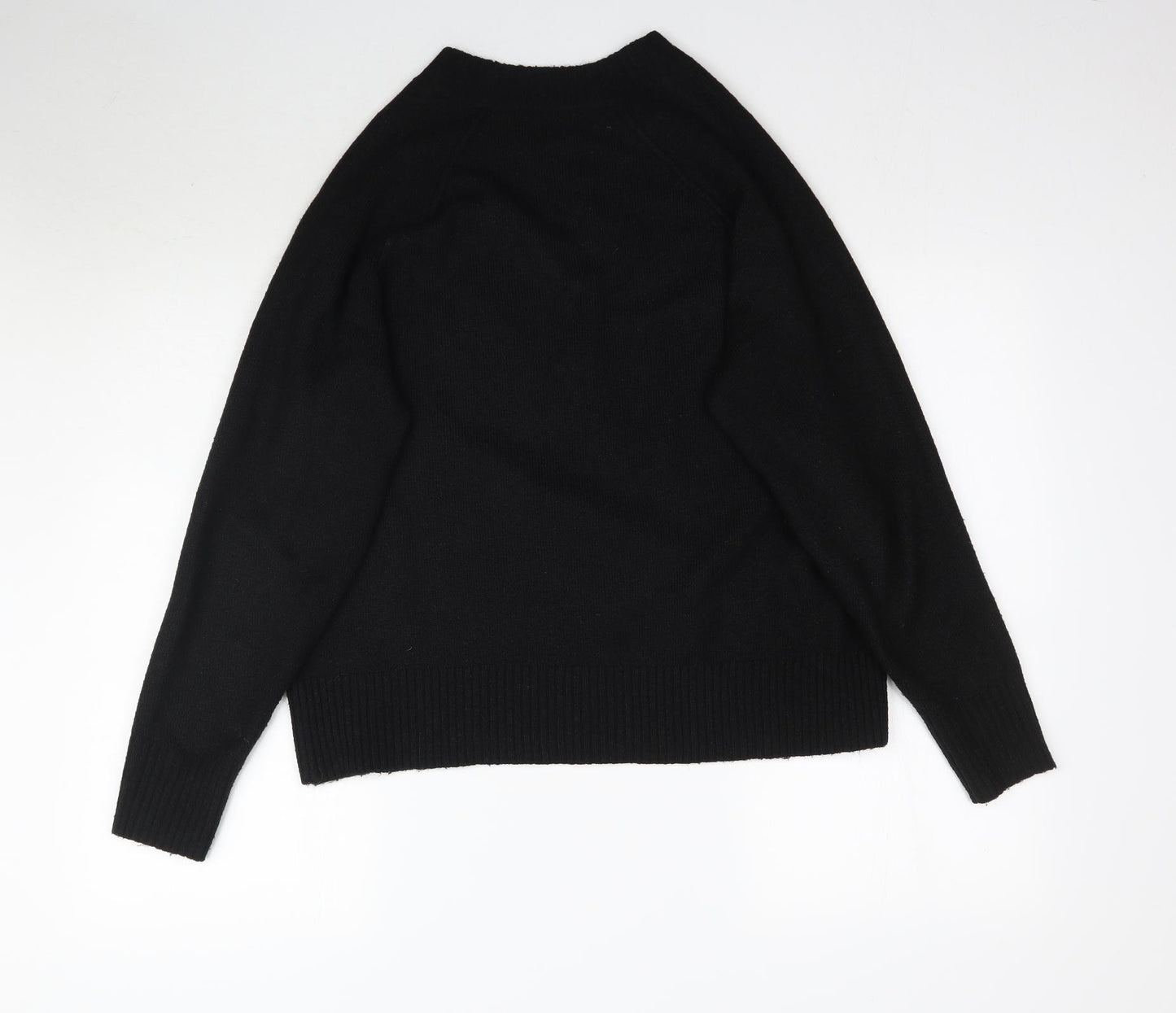 George Womens Black  Knit Pullover Jumper Size M