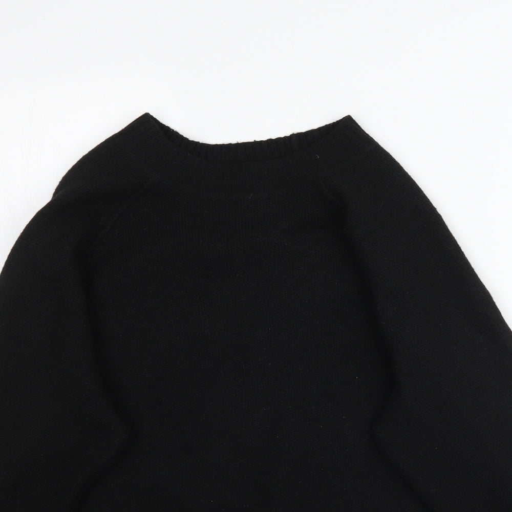 George Womens Black  Knit Pullover Jumper Size M