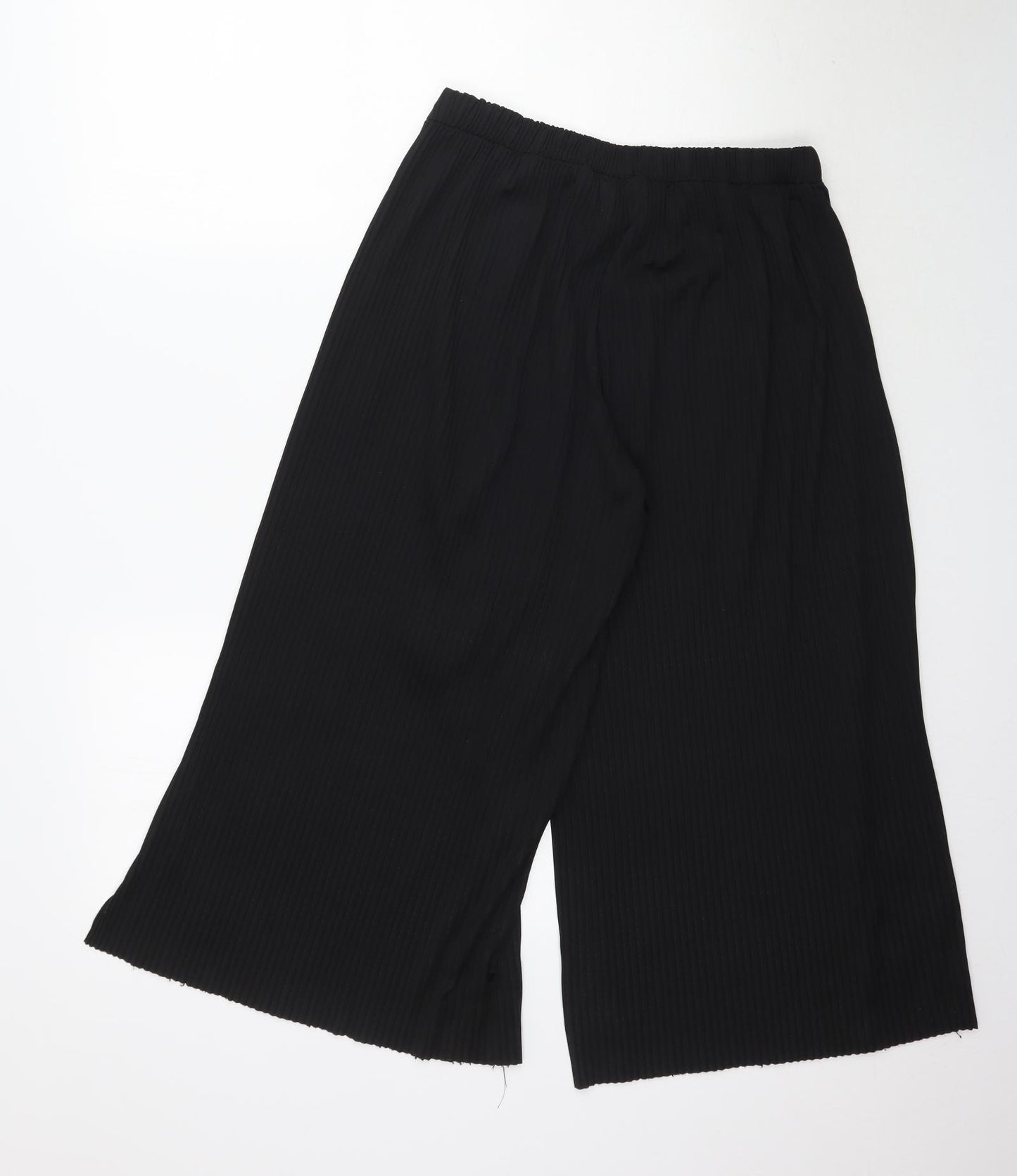 ASOS Womens Black   Cropped Trousers Size 10 L22 in - Culotte