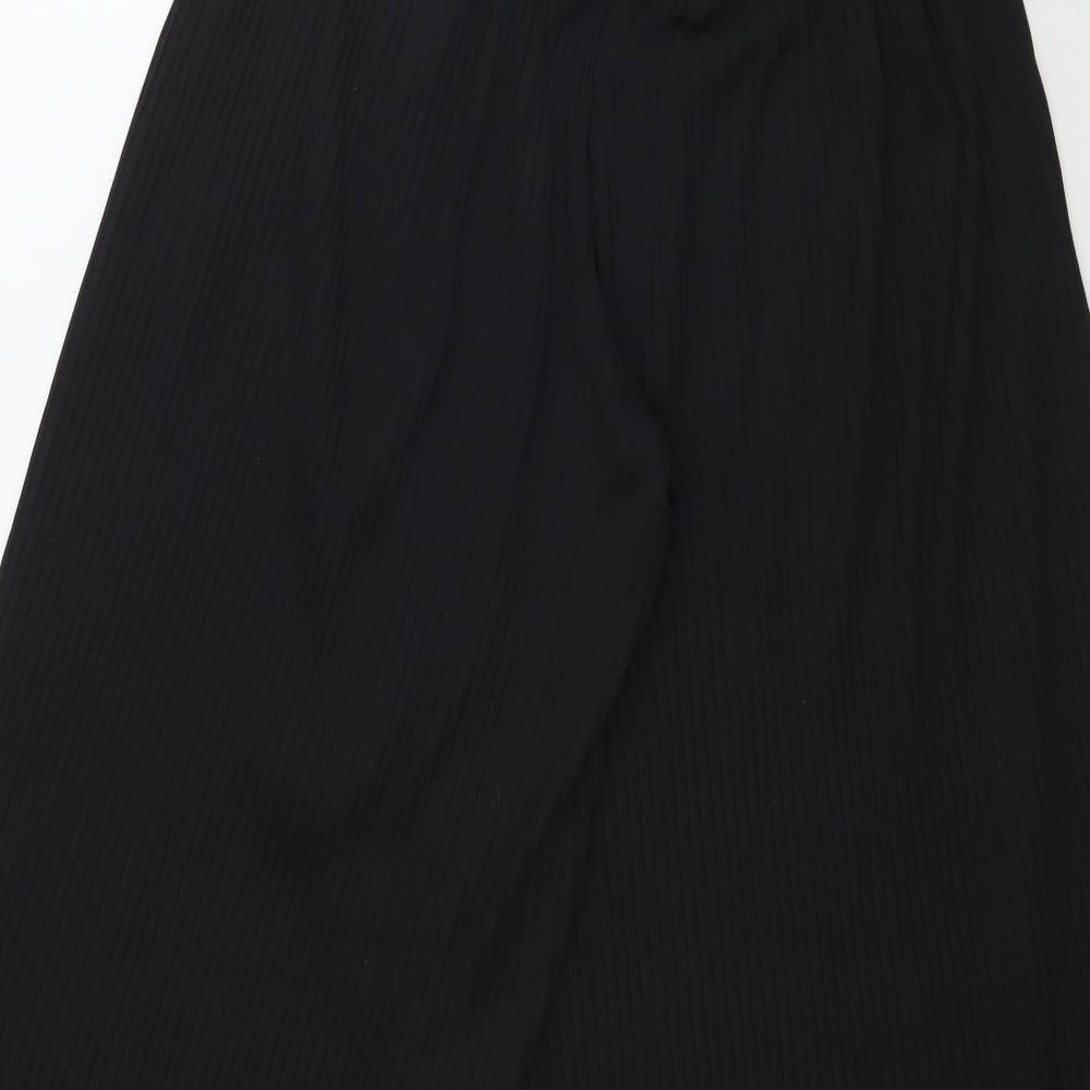 ASOS Womens Black   Cropped Trousers Size 10 L22 in - Culotte