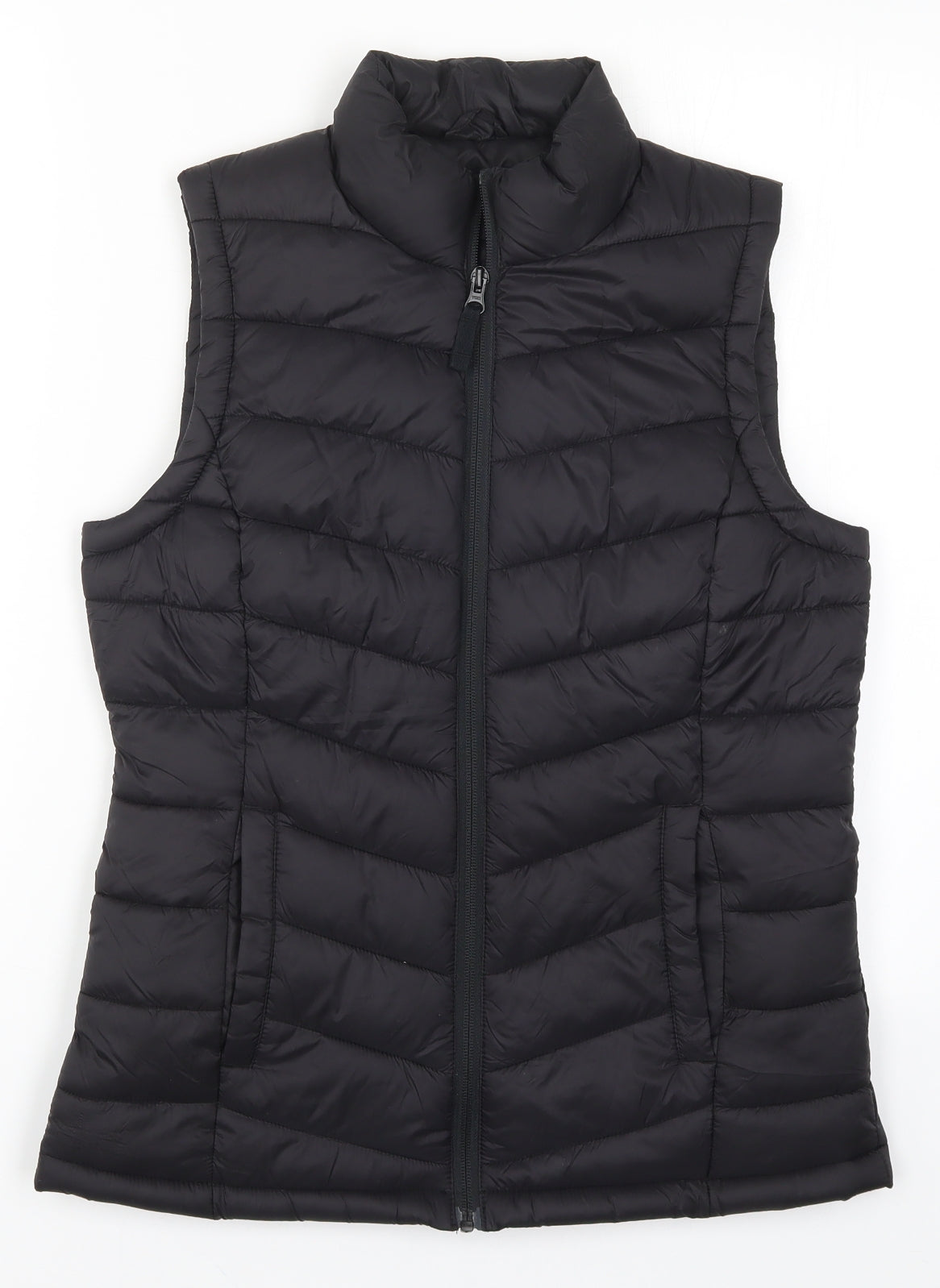 George Womens Black   Gilet Coat Size 8