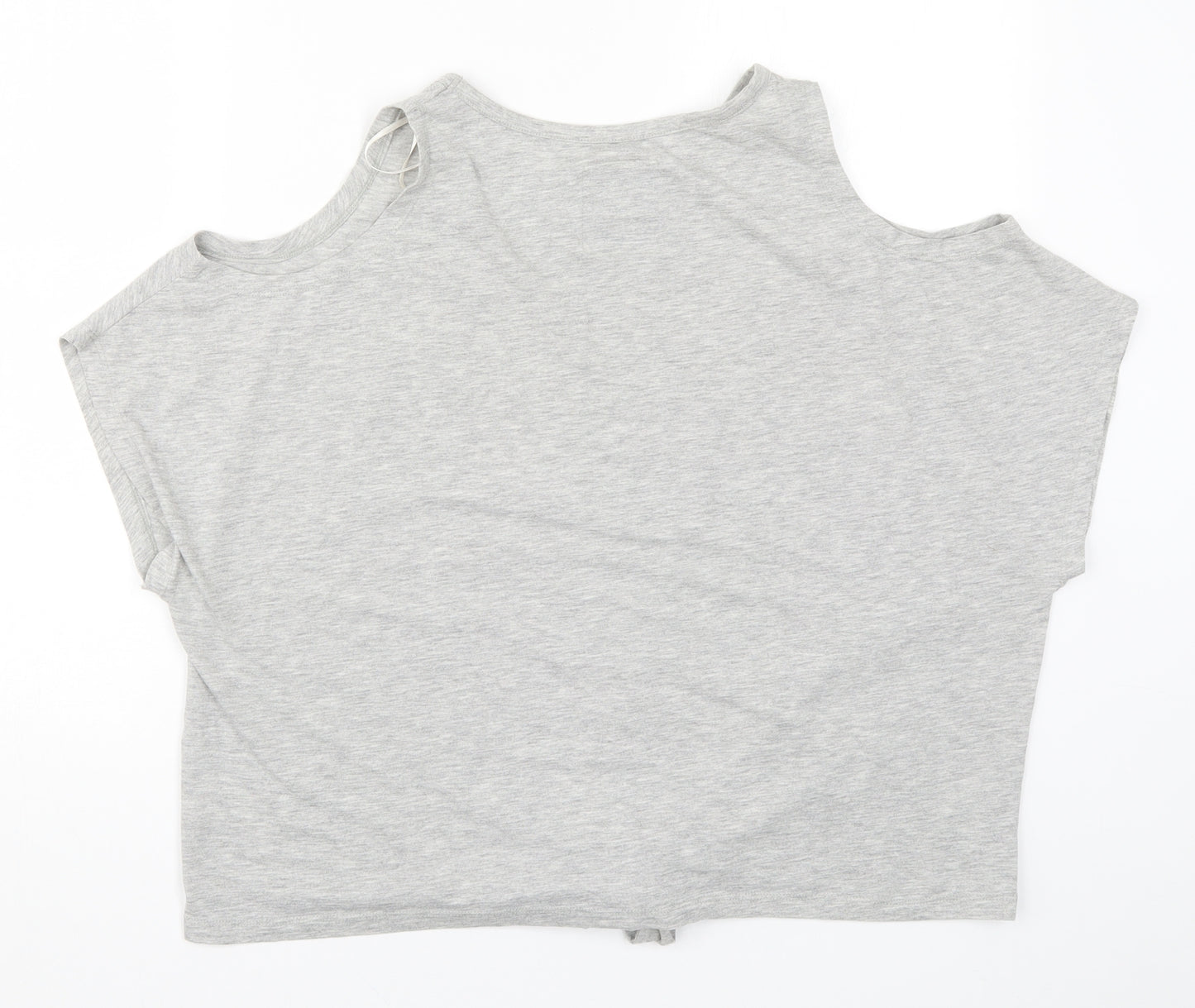 Matalan Womens Grey Solid  Top Pyjama Top Size L  - Better Together