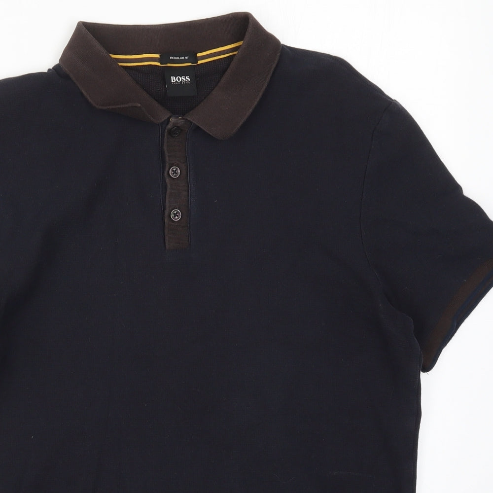 HUGO BOSS Mens Blue    Polo Size L