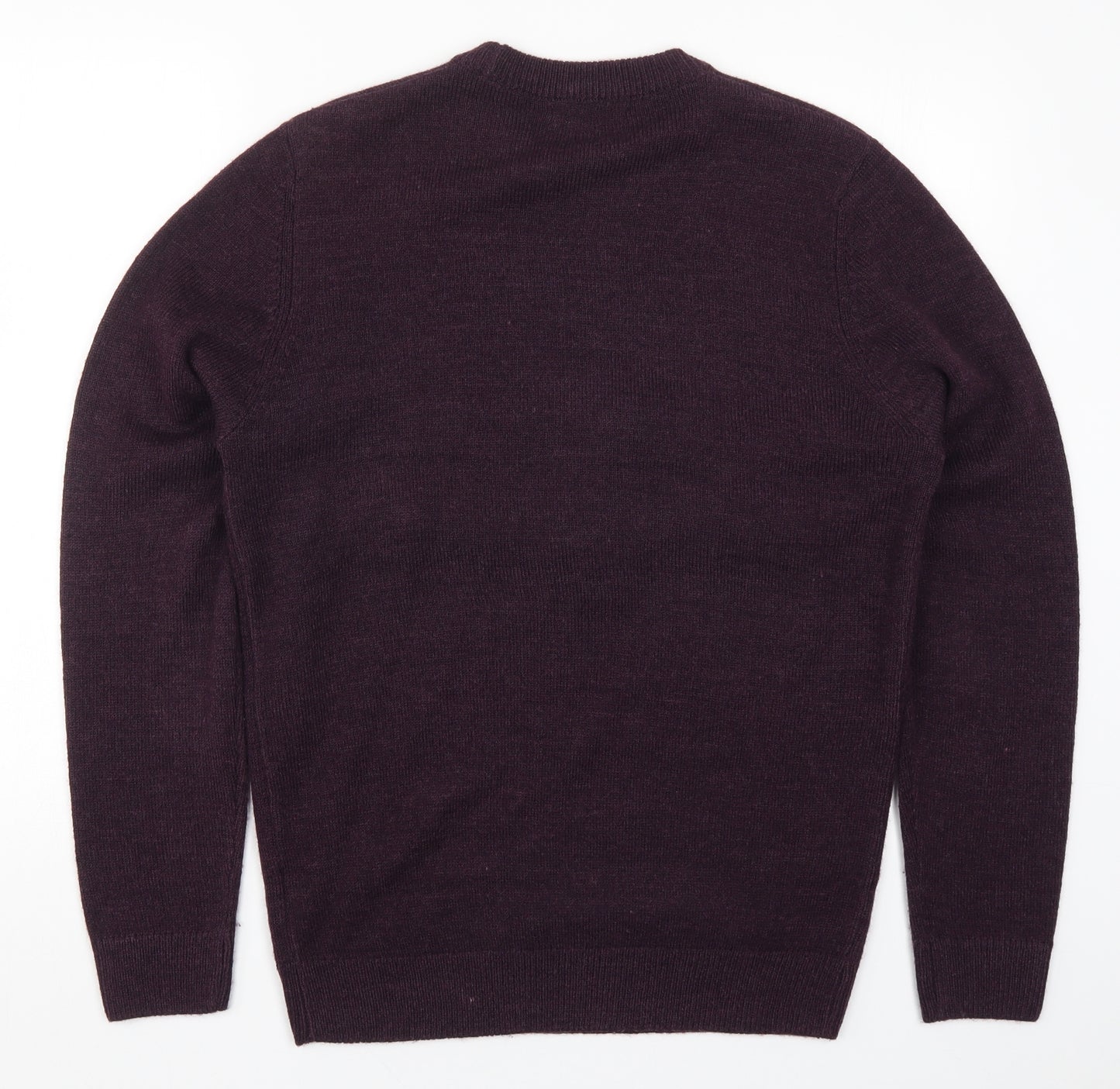 NEXT Mens Purple  Knit Pullover Jumper Size M  - Christmas Beer