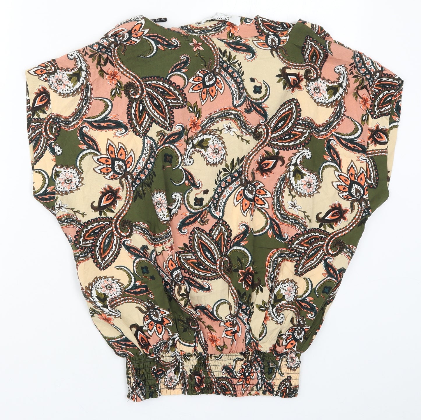Dorothy Perkins Womens Multicoloured Paisley  Basic Blouse Size 12