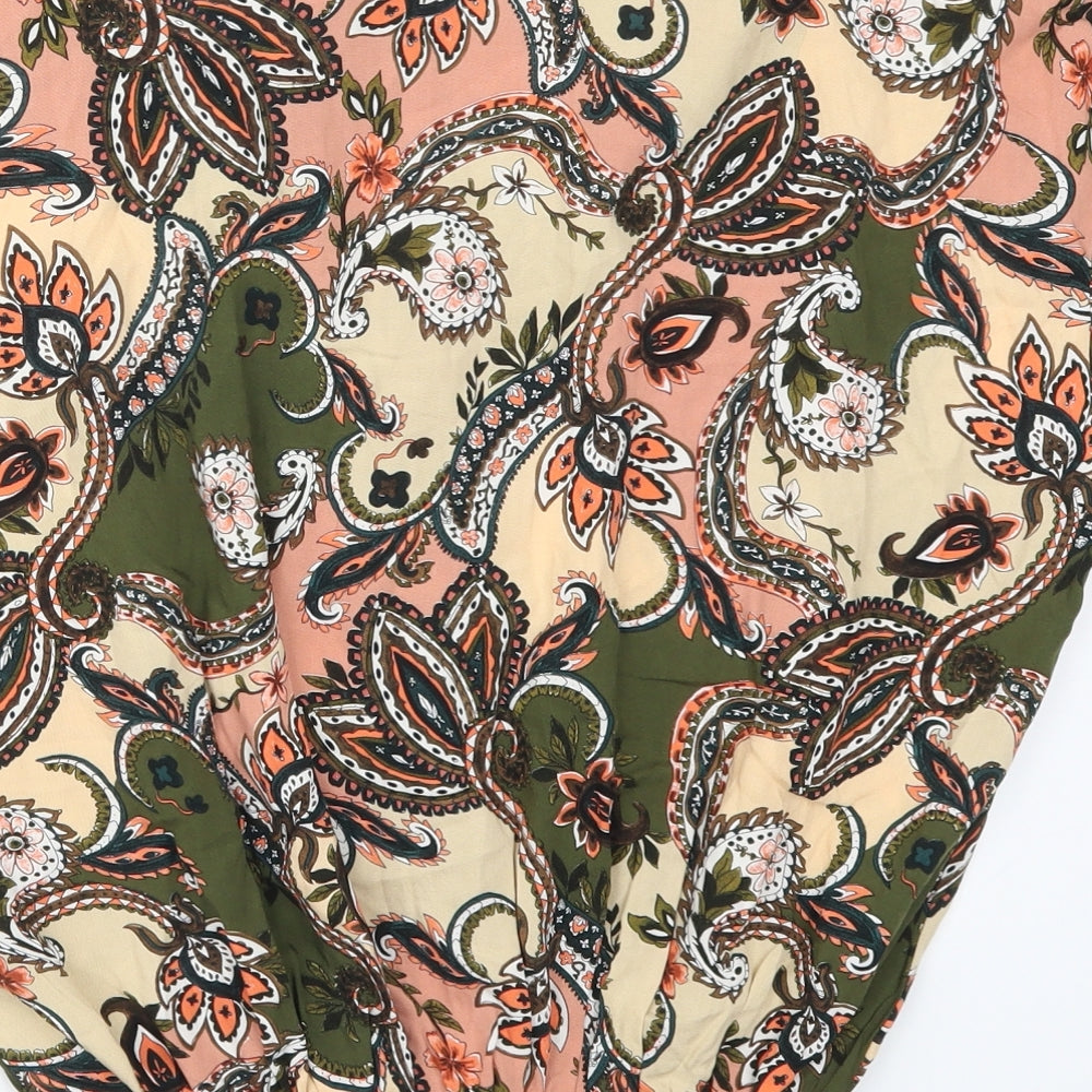 Dorothy Perkins Womens Multicoloured Paisley  Basic Blouse Size 12