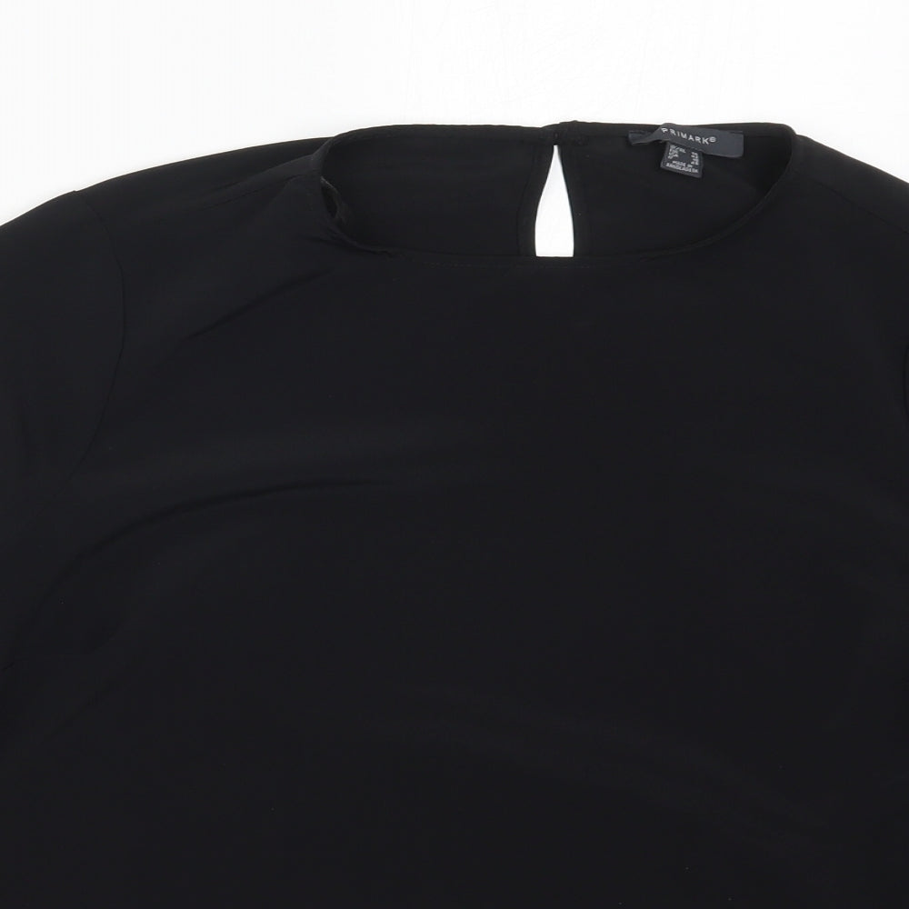 Primark Womens Black   Basic Blouse Size 14