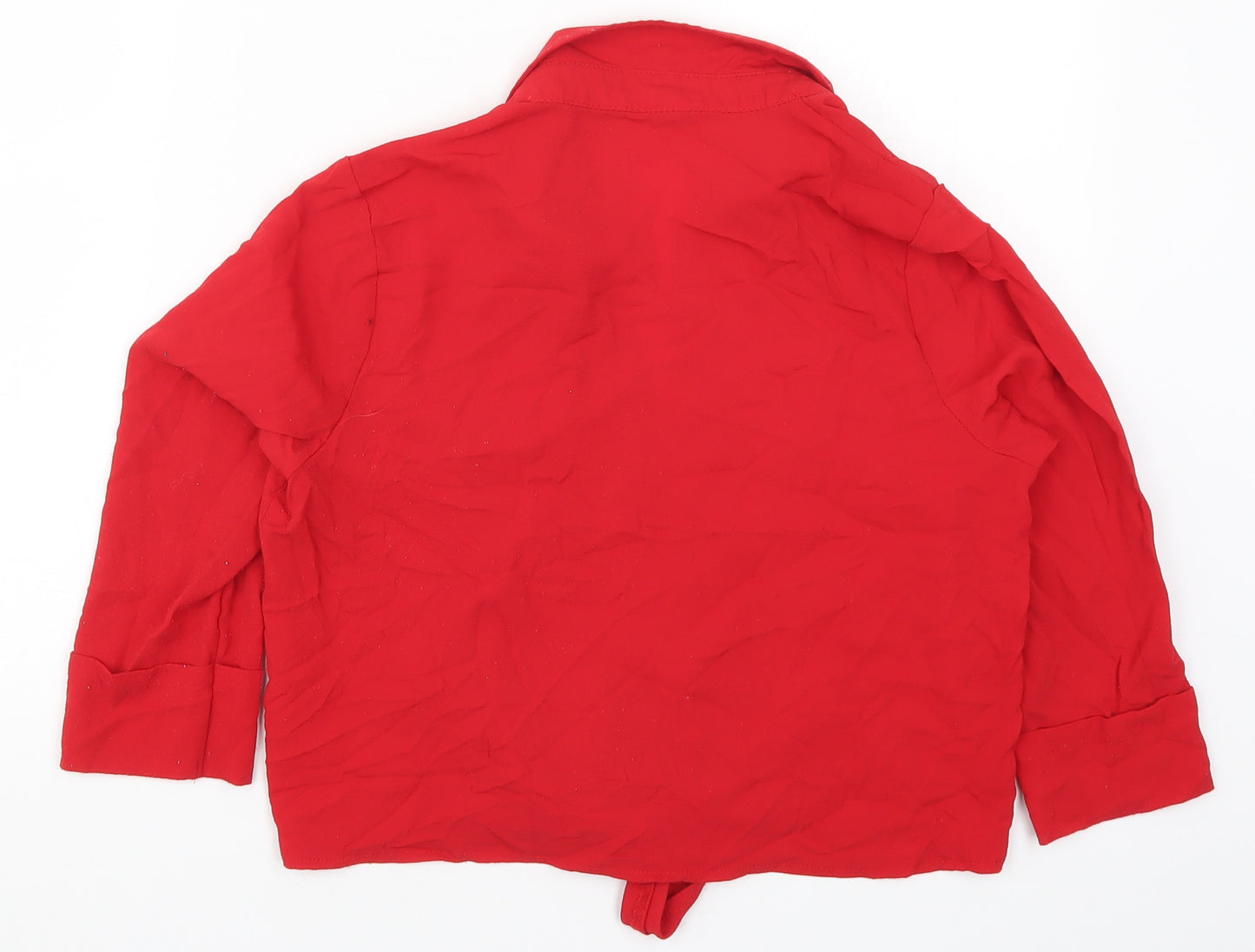 Select Womens Red   Basic Blouse Size 12