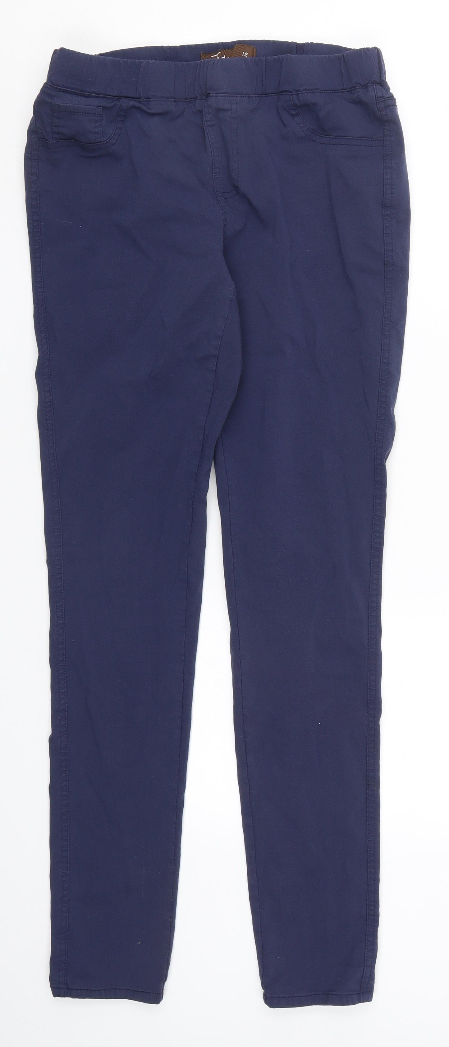 Tru Womens Blue   Trousers  Size 12 L30 in