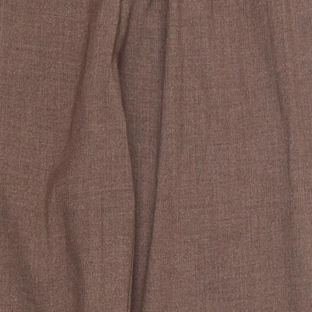 H&M Womens Brown   Trousers  Size 10 L27 in