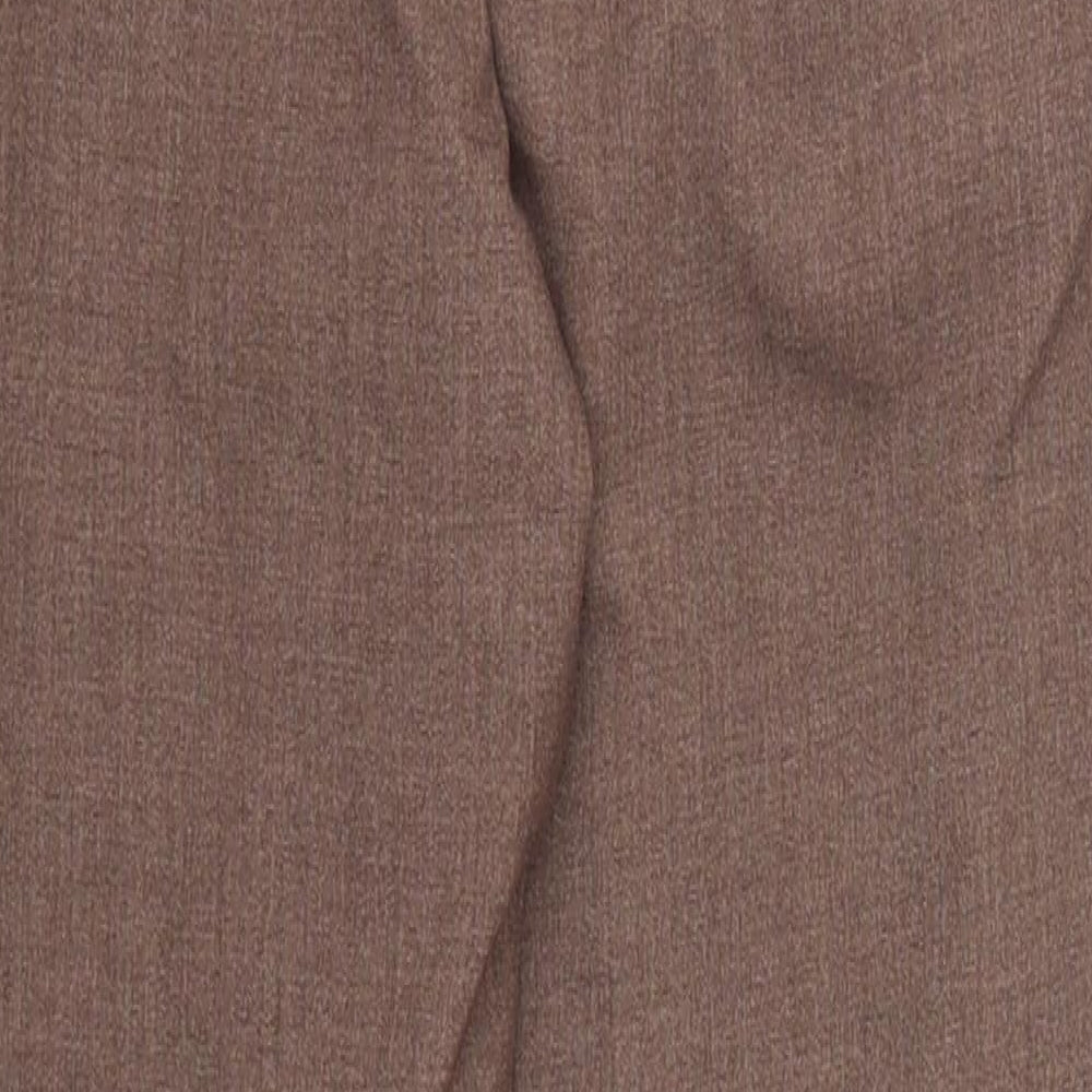 H&M Womens Brown   Trousers  Size 10 L27 in