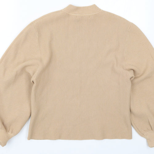 Sweewe Womens Beige  Knit Pullover Jumper Size S