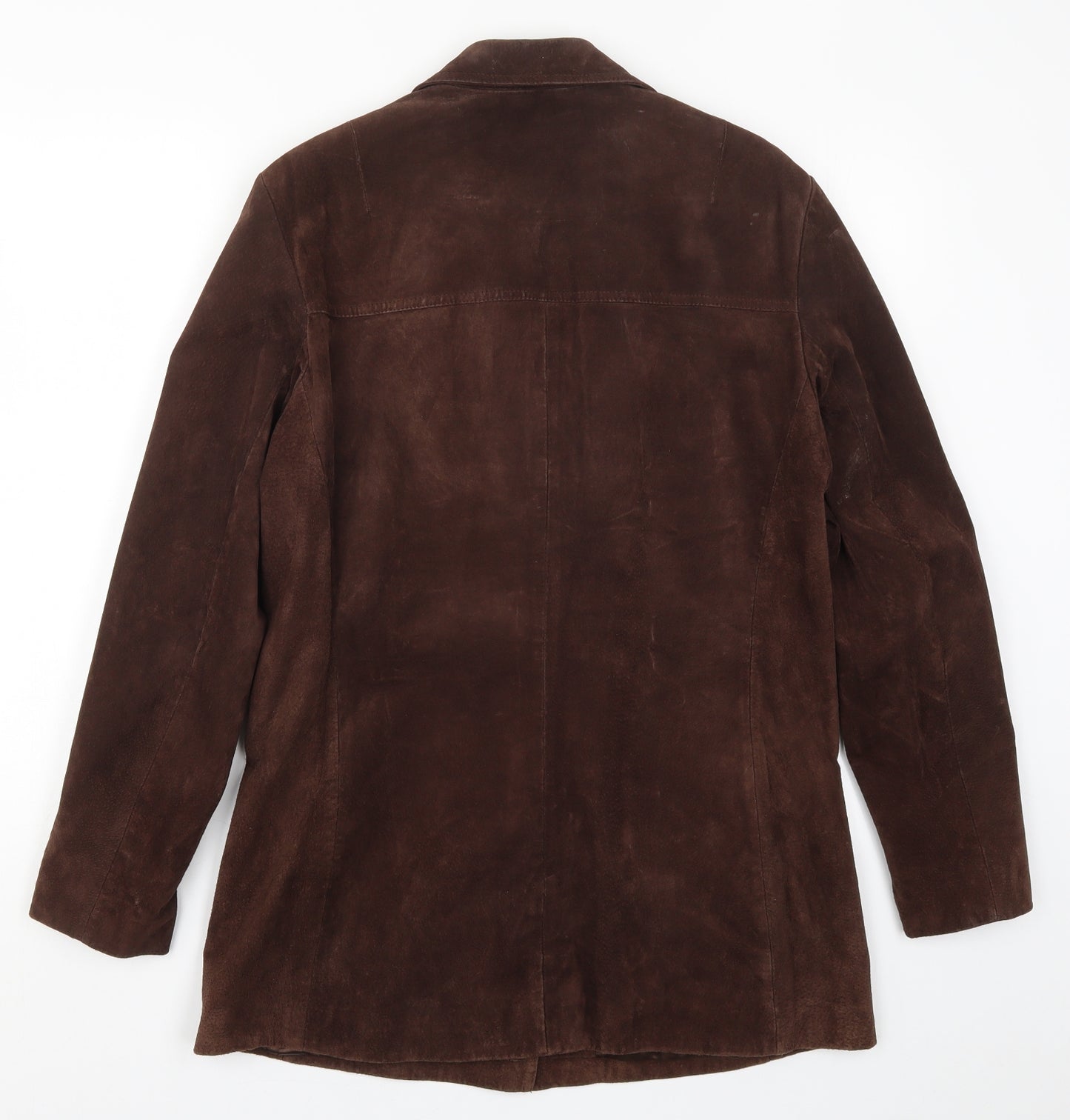 WS Leather Womens Brown   Jacket  Size 14