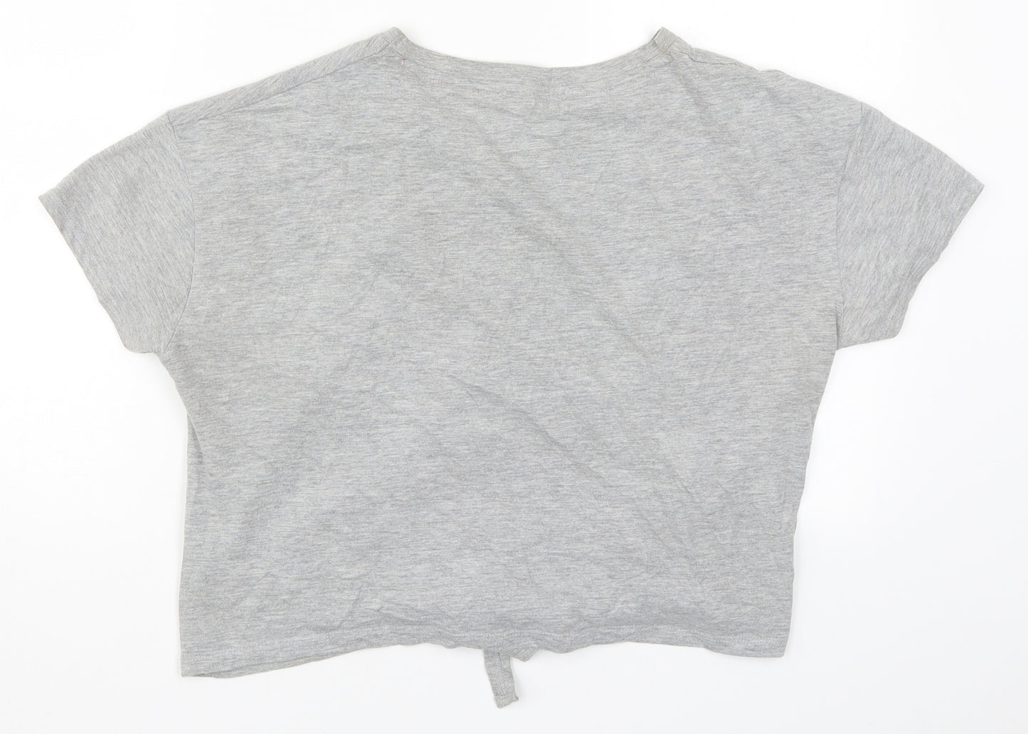 New Look Womens Grey   Basic T-Shirt Size S  - But It's Friday