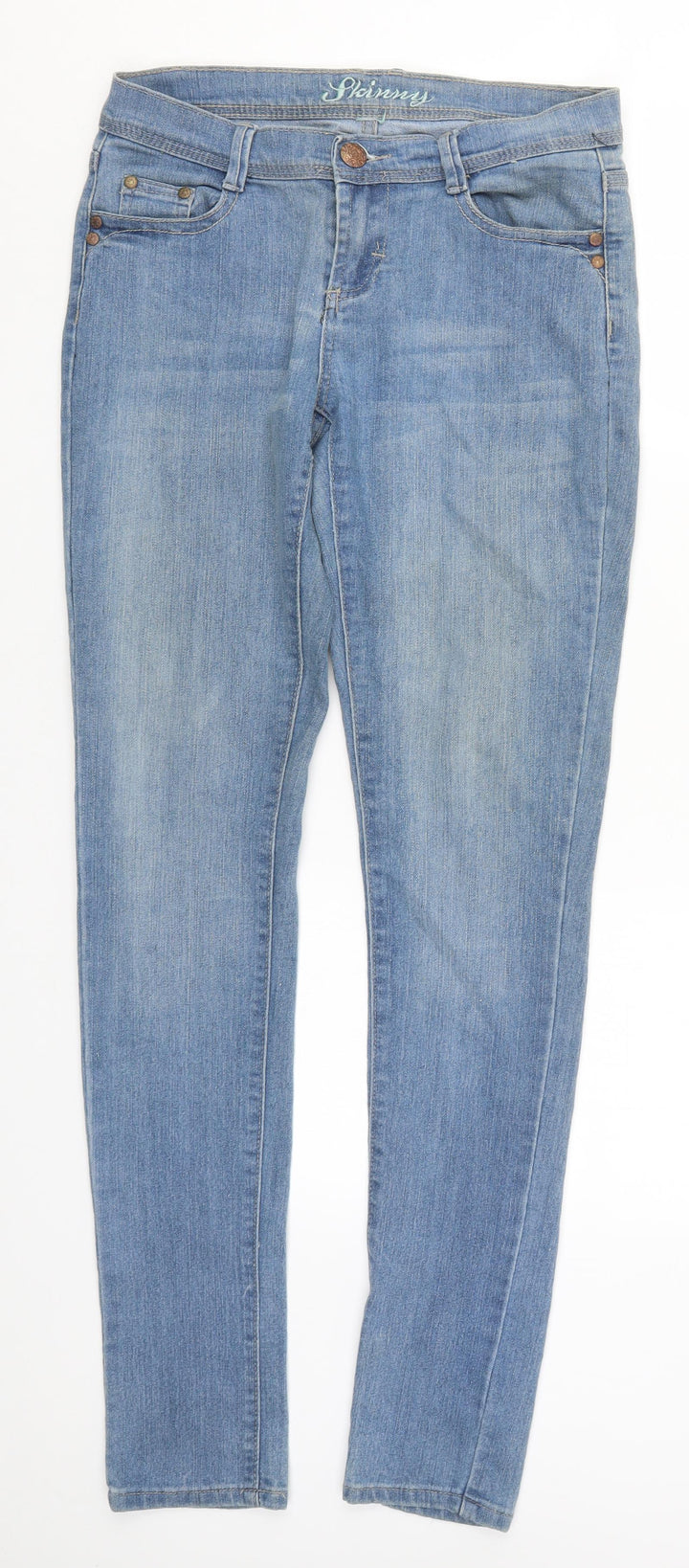 Preworn Womens Blue  Denim Skinny Jeans Size 30 in L32 in