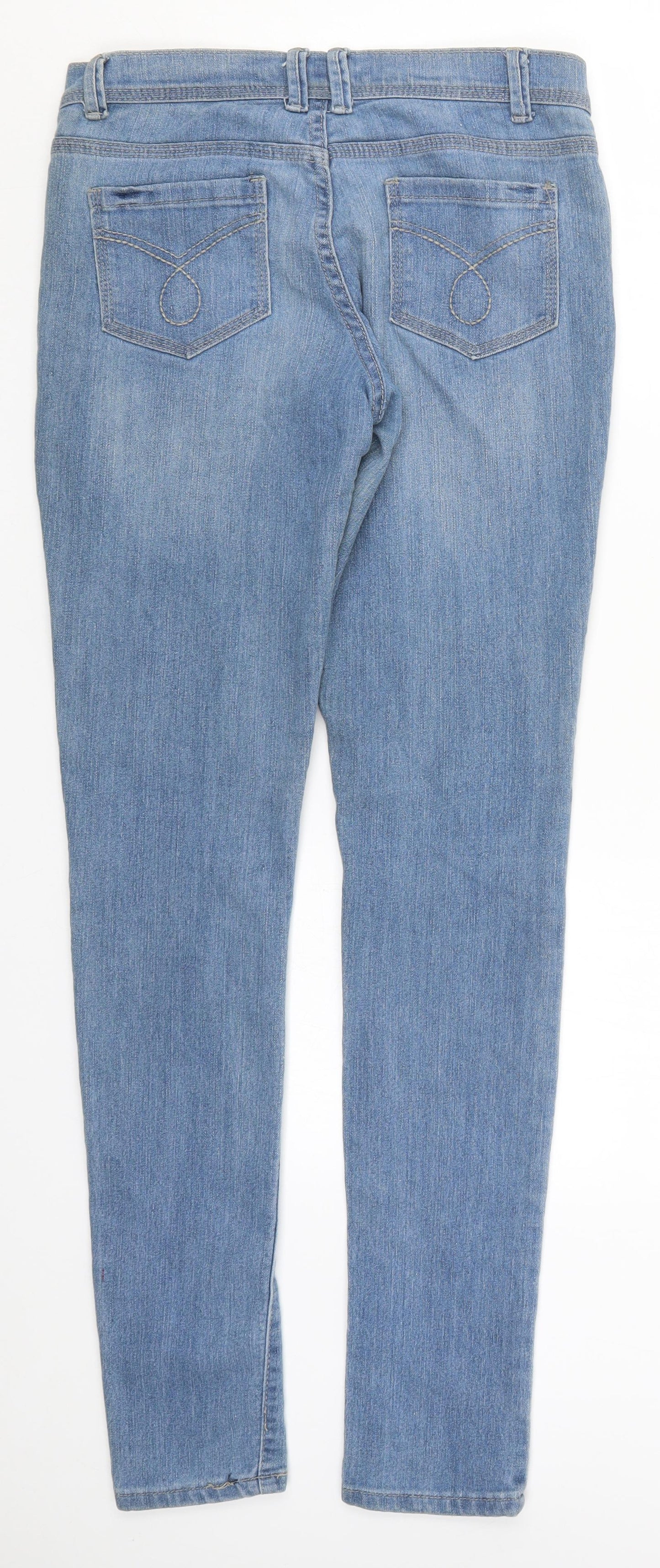 Preworn Womens Blue  Denim Skinny Jeans Size 30 in L32 in