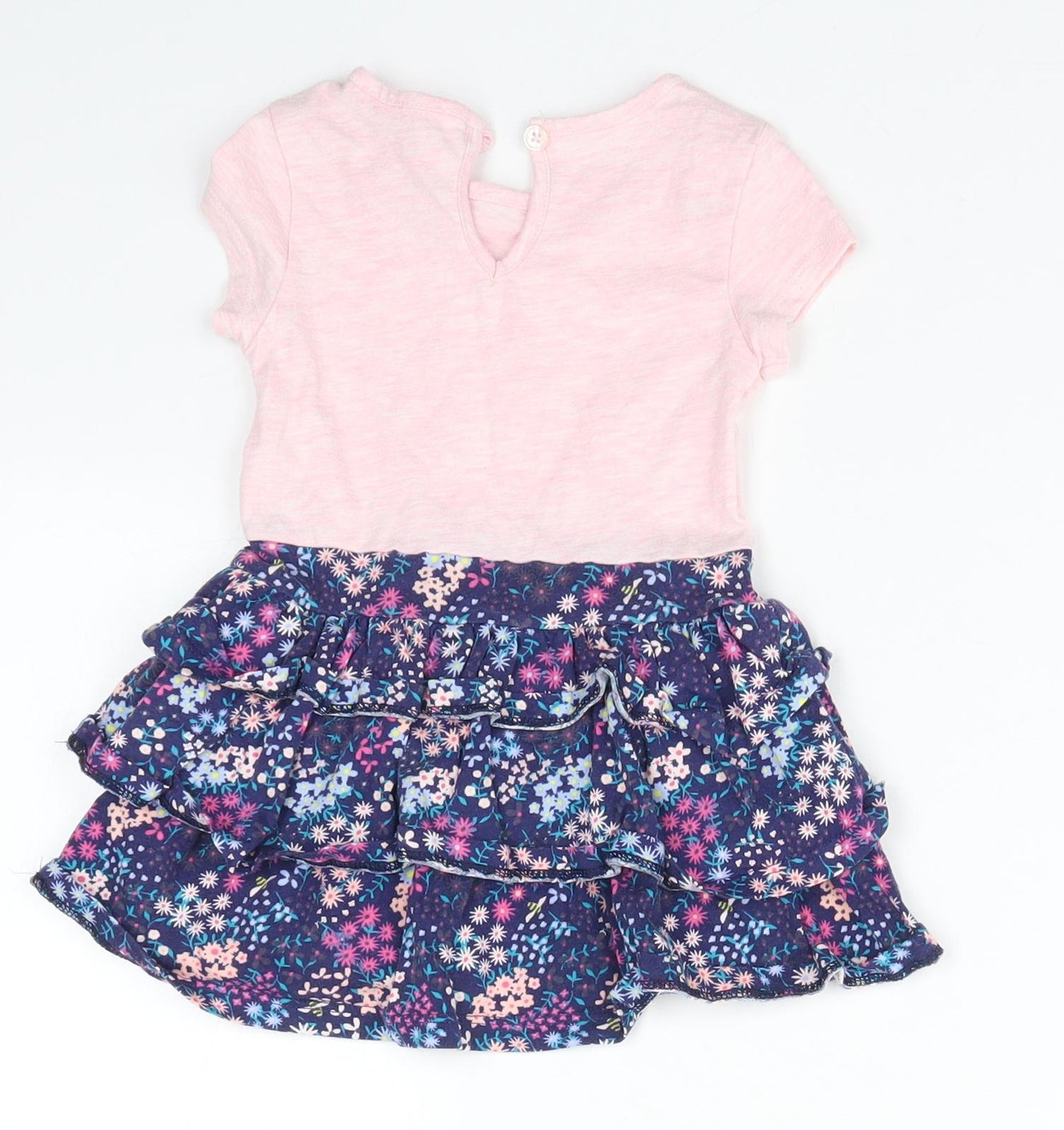 Blue Zoo Girls Multicoloured Floral  Skater Dress  Size 12-18 Months