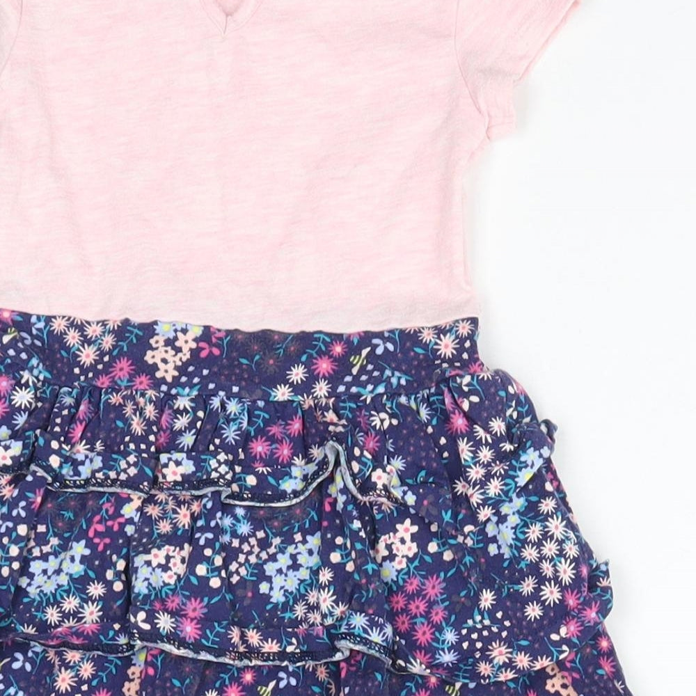 Blue Zoo Girls Multicoloured Floral  Skater Dress  Size 12-18 Months