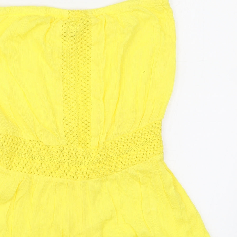 Papaya Womens Yellow   Playsuit One-Piece Size S