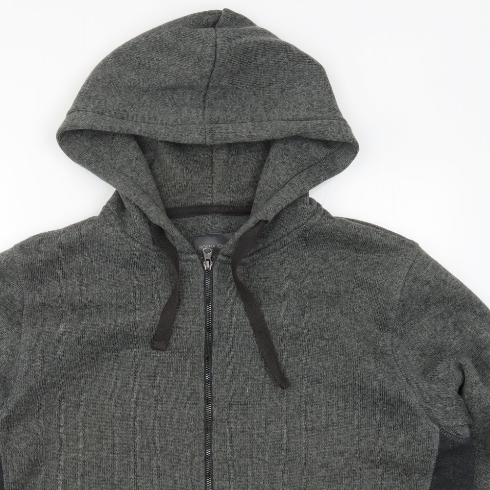 John Rocha Mens Grey   Full Zip Hoodie Size 2XL