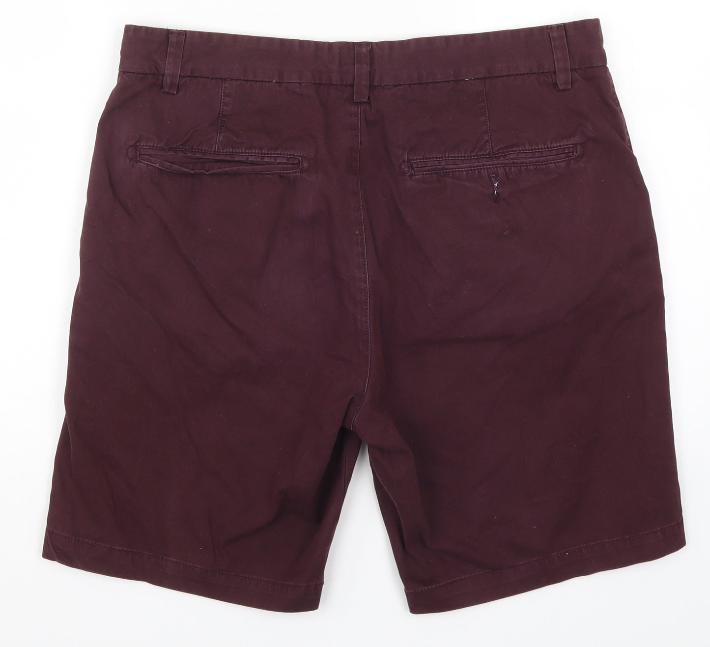 NEXT Mens Red   Bermuda Shorts Size 34 - Burgundy