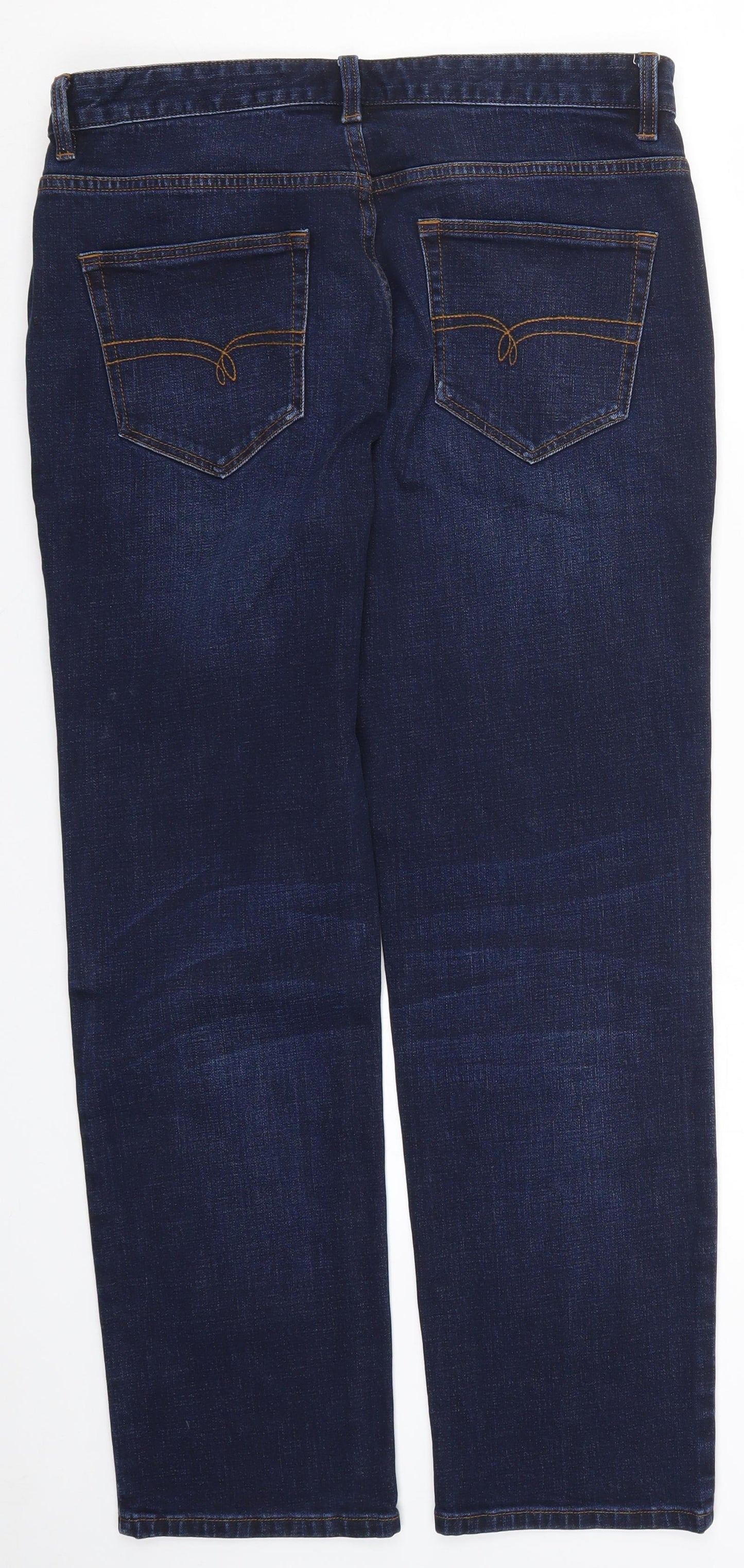 NEXT Mens Blue  Denim Straight Jeans Size 32 L29 in