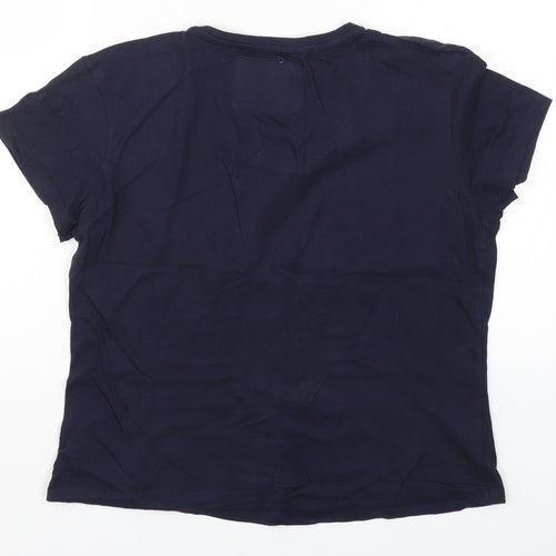 Primark Womens Blue Solid  Top Pyjama Top Size 10