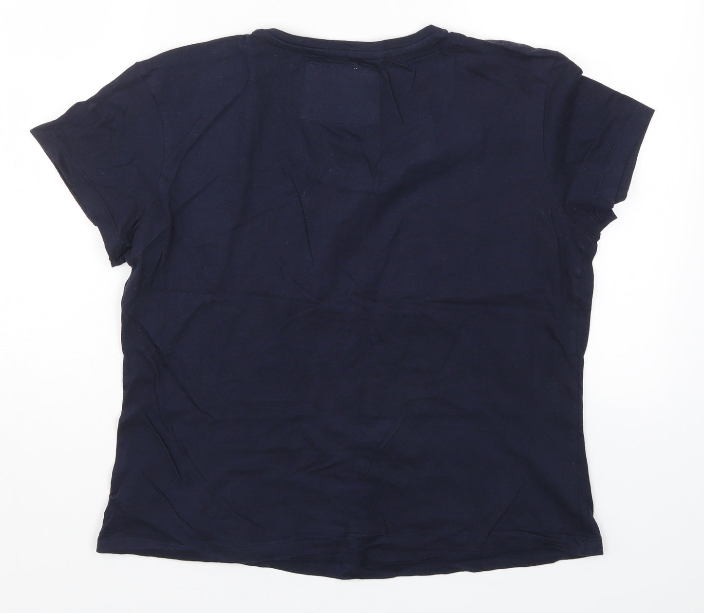 Primark Womens Blue Solid  Top Pyjama Top Size 10