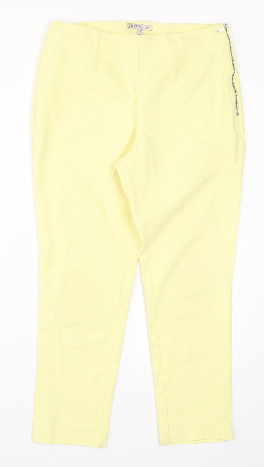 Marks and Spencer Womens Yellow   Trousers  Size 12 L24.5 in