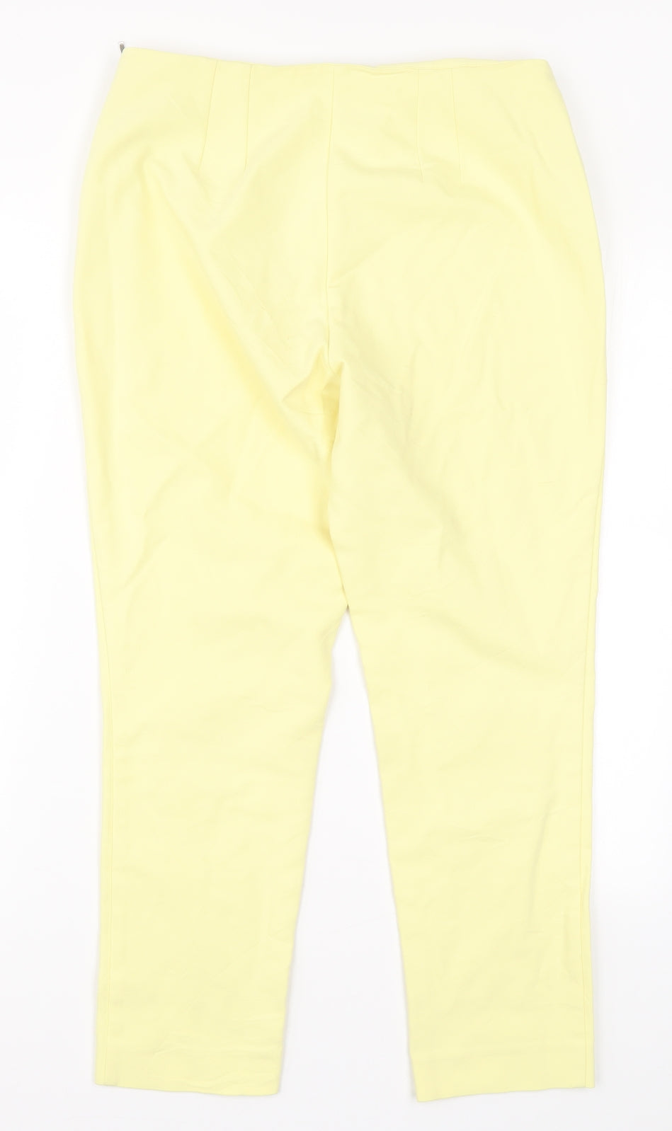 Marks and Spencer Womens Yellow   Trousers  Size 12 L24.5 in