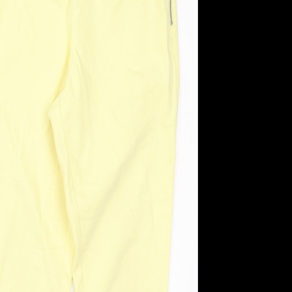 Marks and Spencer Womens Yellow   Trousers  Size 12 L24.5 in