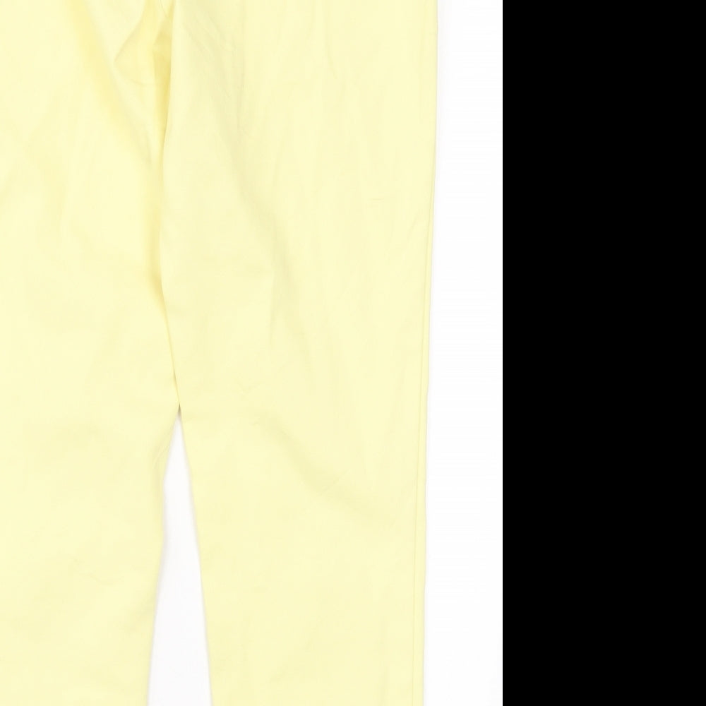 Marks and Spencer Womens Yellow   Trousers  Size 12 L24.5 in