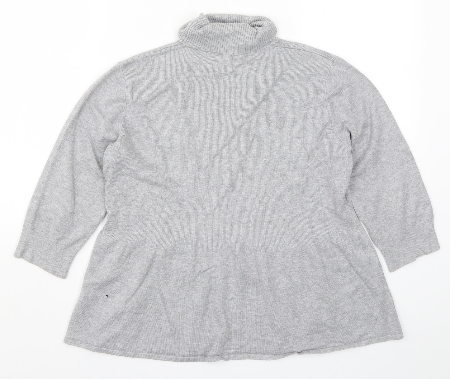 Marks and Spencer Womens Grey  Knit Pullover Jumper Size 18