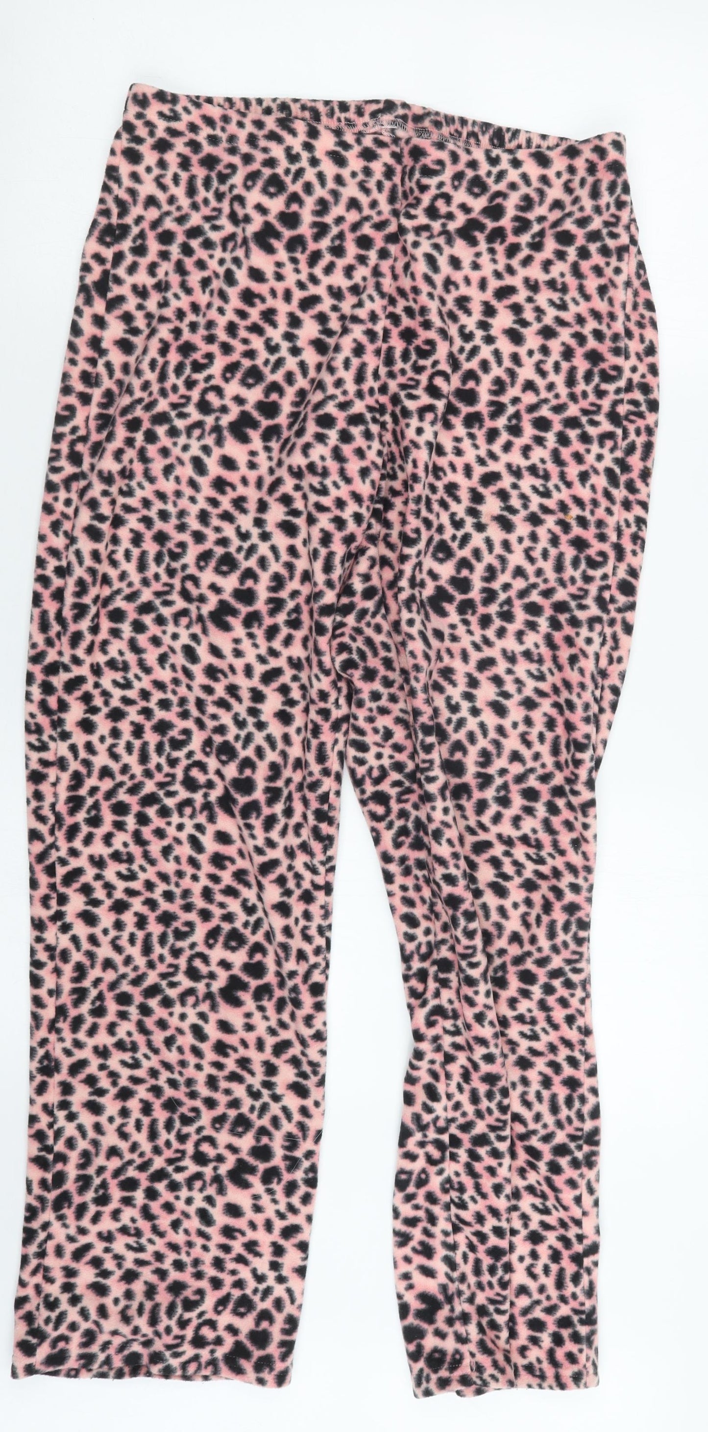 George Womens Purple Animal Print  Capri Pyjama Pants Size 12