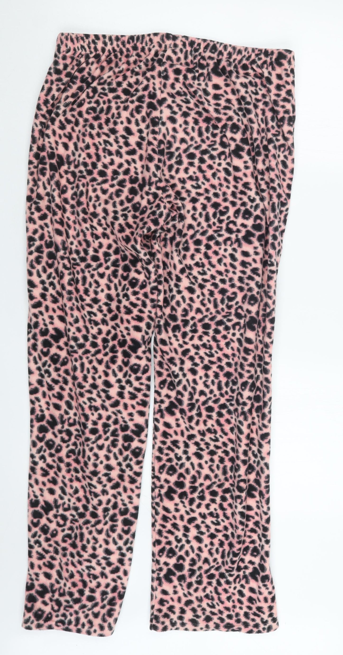 George Womens Purple Animal Print  Capri Pyjama Pants Size 12
