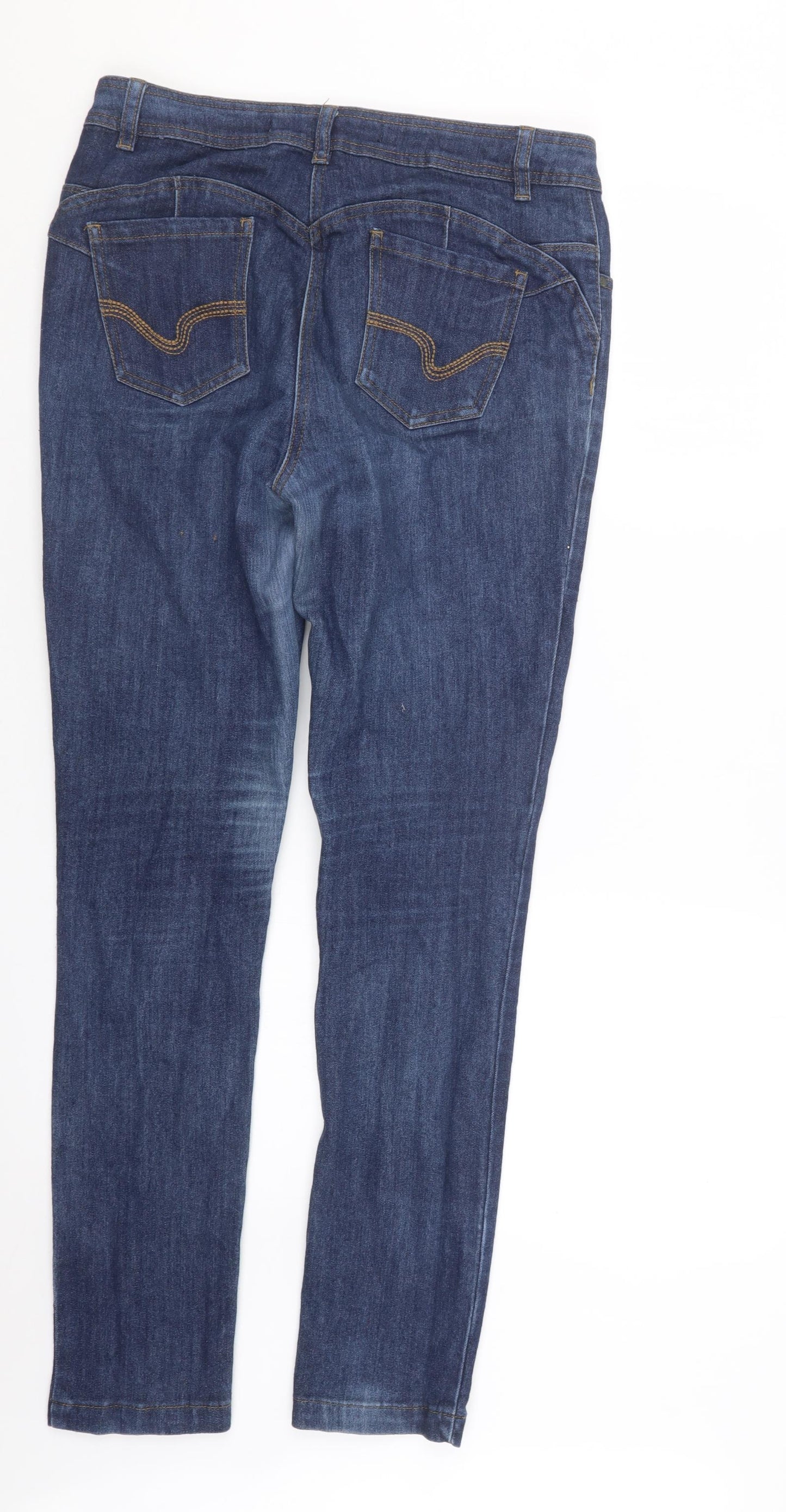 Tesco Womens Blue  Denim Skinny Jeans Size 12 L29.5 in