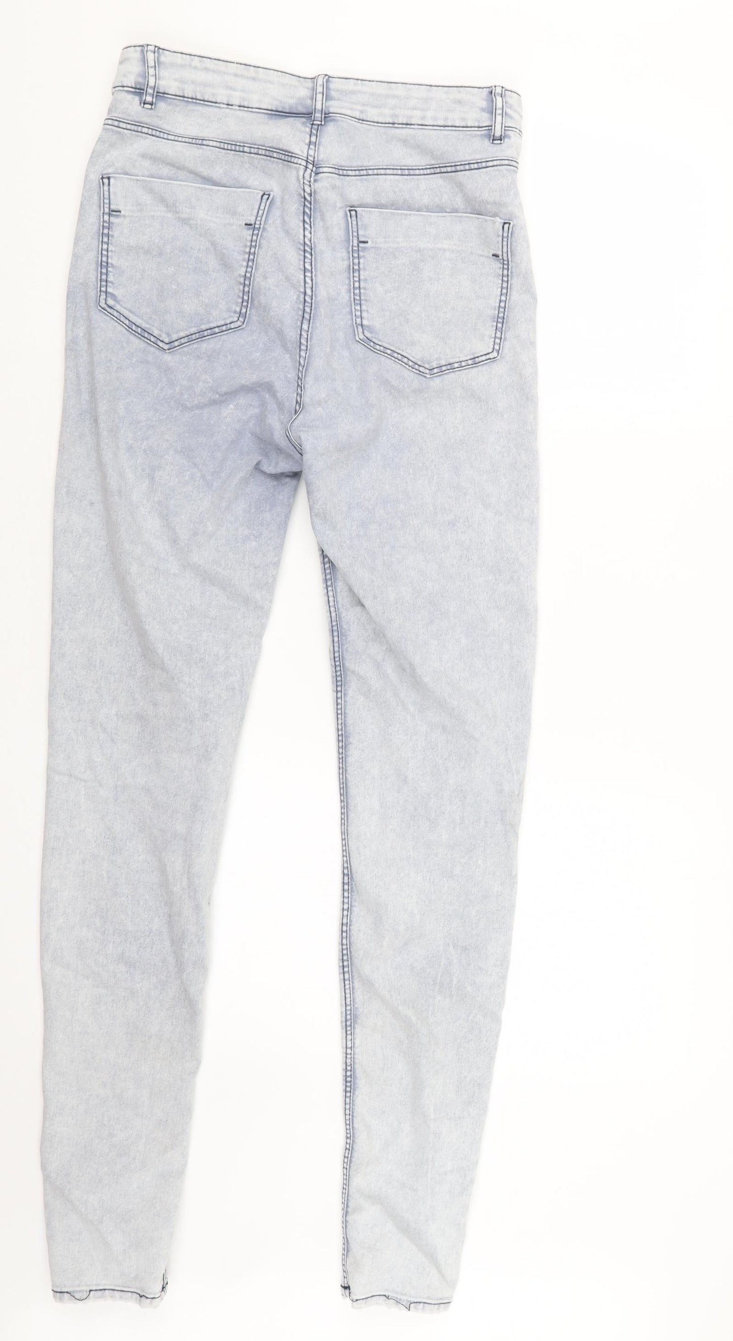 Divided by H&M Womens Blue  Denim Straight Jeans Size 10 L30.5 in