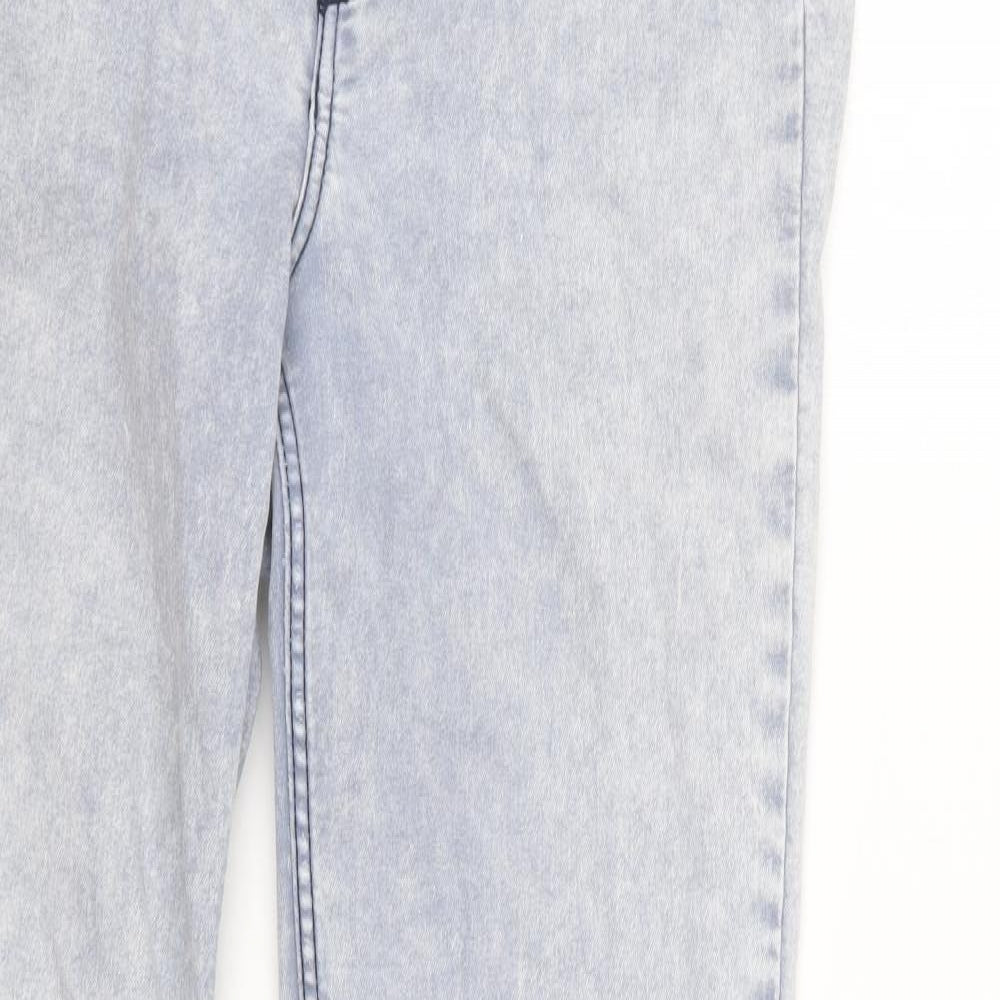 Divided by H&M Womens Blue  Denim Straight Jeans Size 10 L30.5 in
